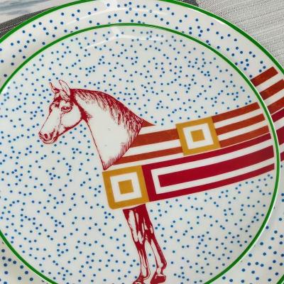 wholesale quality hermes hippomobile set of 2 plates n1